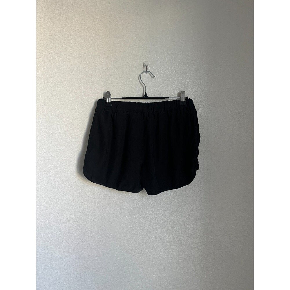 Frame Women's Flowy Drawstring Shorts In Black Si… - image 3